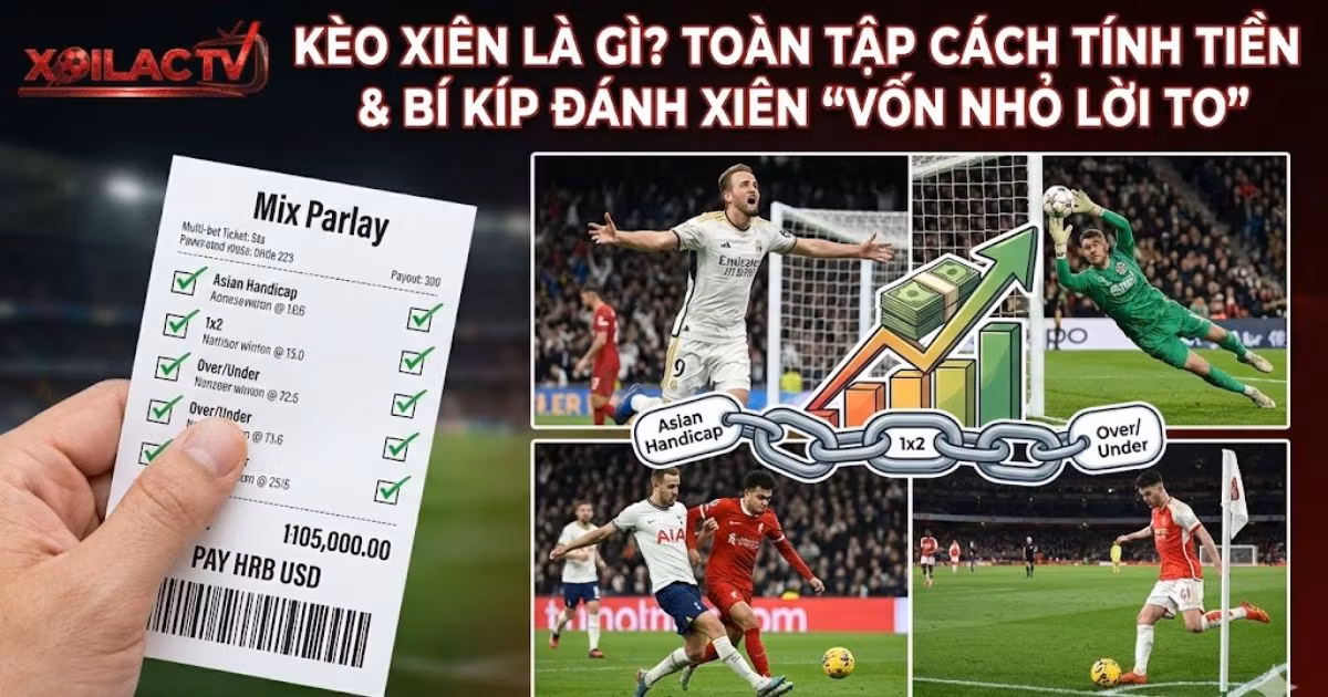 Kèo Xiên Là Gì? Toàn Tập Cách Tính Tiền & Bí Kíp Đánh Xiên “Vốn Nhỏ Lời To”