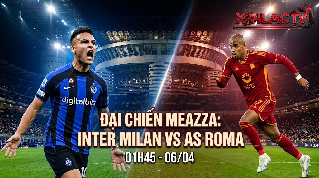 Nhận định Inter Milan vs AS Roma vòng 31 Serie A: Đại chiến tại sân Meazza giữa Lautaro Martinez và Donyell Malen do chuyên gia Xoilac TV phân tích.