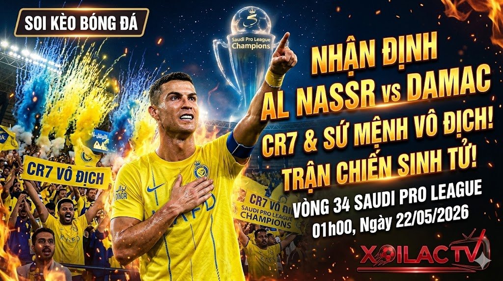 Cristiano Ronaldo đầy quyết tâm bước ra sân Al-Awwal Park trong trận đấu quyết định ngôi vô địch giữa Al Nassr và Damac.