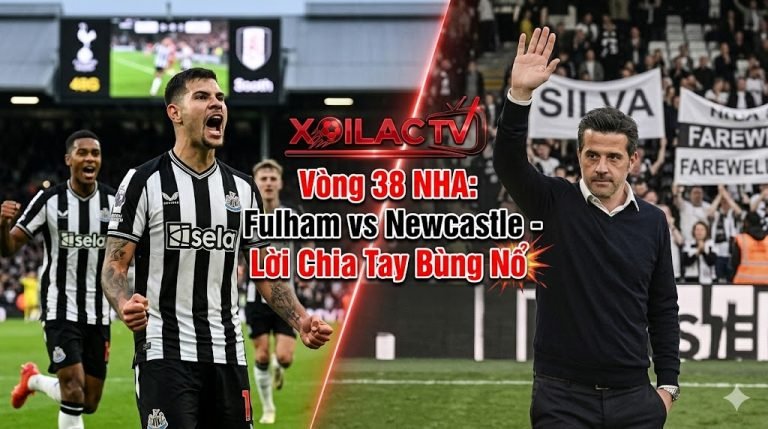 Ảnh đại diện nhận định trận đấu Fulham vs Newcastle vòng 38 Ngoại hạng Anh với HLV Marco Silva và cầu thủ Newcastle, cập nhật mới nhất trên Xoilac TV.