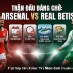Cập nhật đội hình dự kiến và sơ đồ chiến thuật trận Arsenal vs Real Betis giao hữu câu lạc bộ 2026.